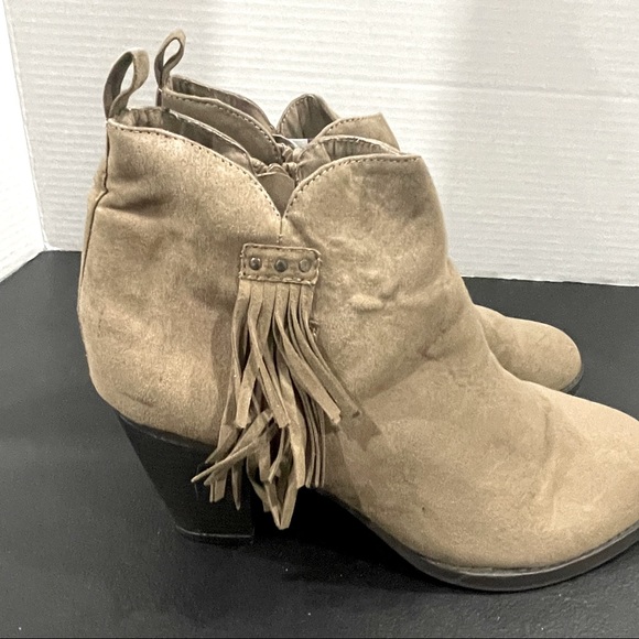 Bongo Tan Ankle Women’s Boots Size 8 - Picture 4 of 13